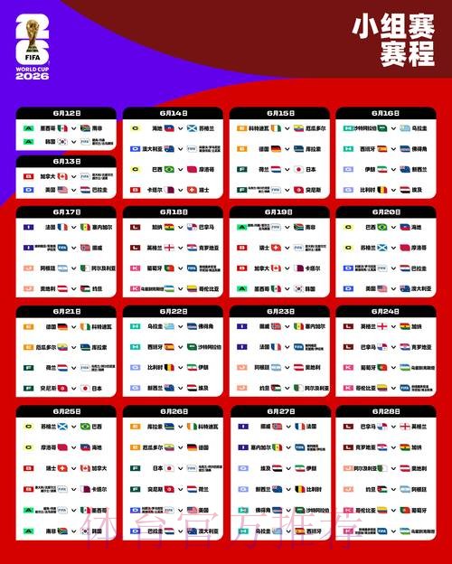 2026世界杯完整赛程在哪里看 2026世界杯完整赛程在哪里看